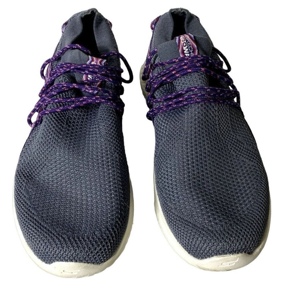 Skechers Go Walk Revolution Ultra 15672 Gray Purple Shoes Women's 8.5